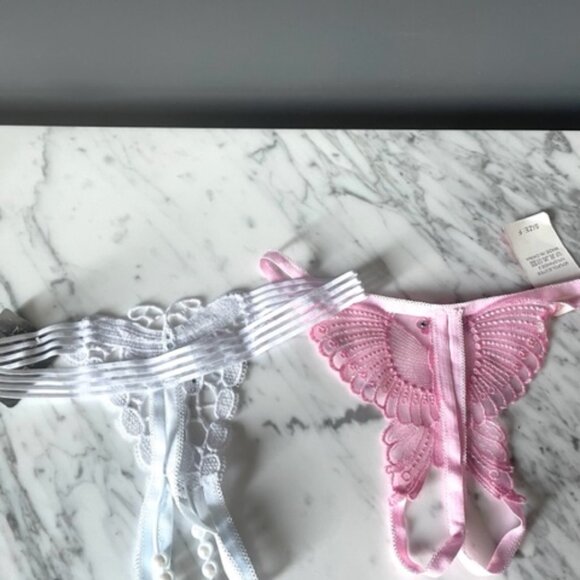 Butterfly and Pearl Necklace G-Strings and Thongs - Picture 10 of 10